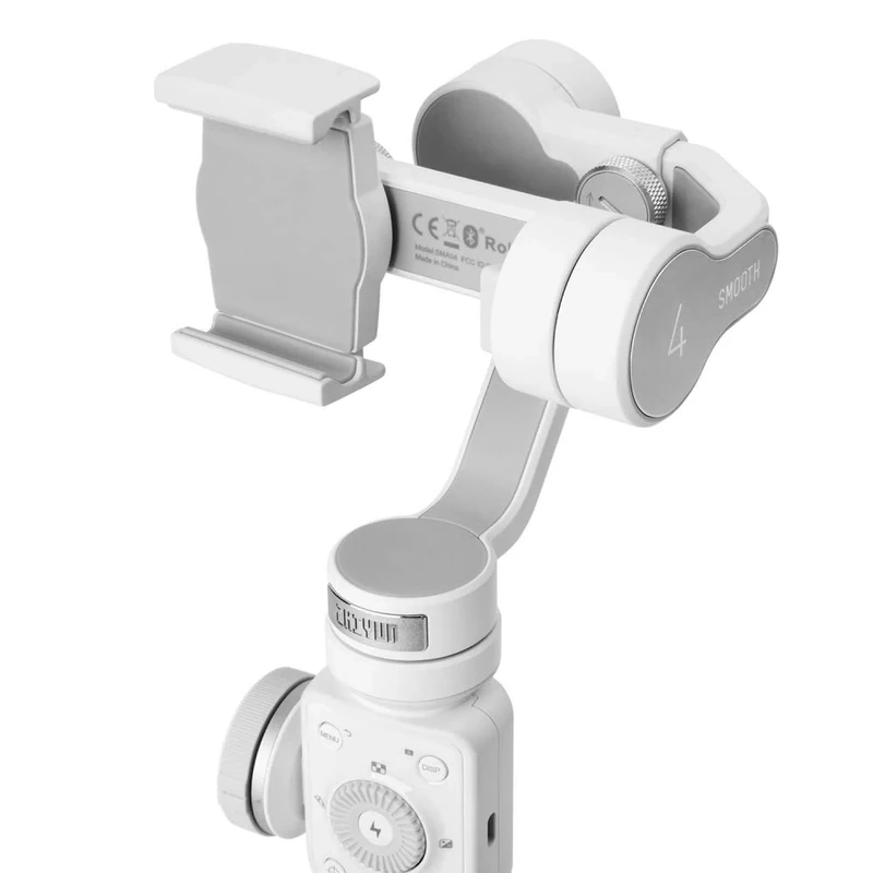 Zhiyun Smooth 4 12hr 3-Axis Stabiliser System Gimbal for Smartphone / iPhone with Zoom & Follow Focus Control - White (UK) - Image 1