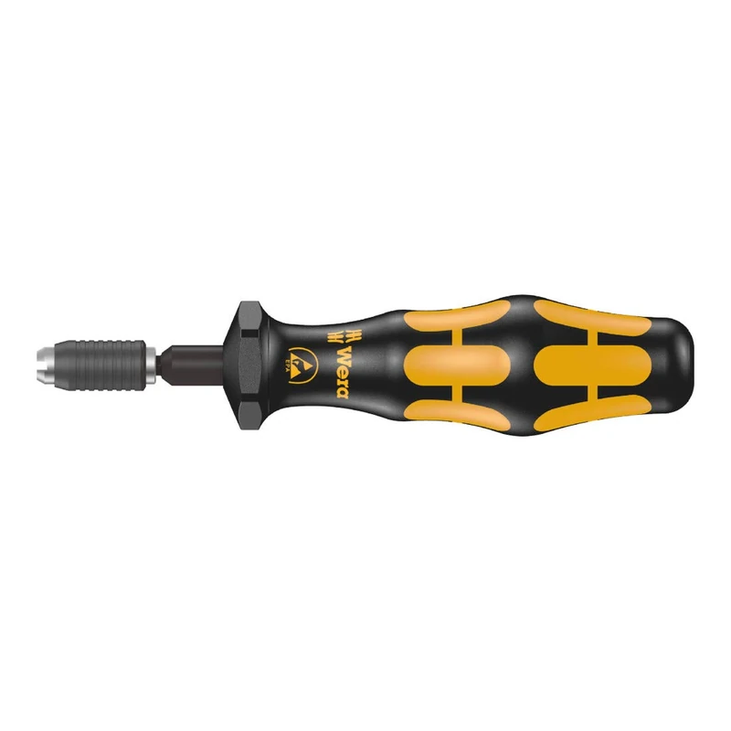 Wera 5074828010 Series 7400 Kraftform Preset Adjustable Torque Screwdriver (0.1-1.0 Quick Change Chuck 7456 ESD. 0.035 0.3-1.0 Nm Variable, 1