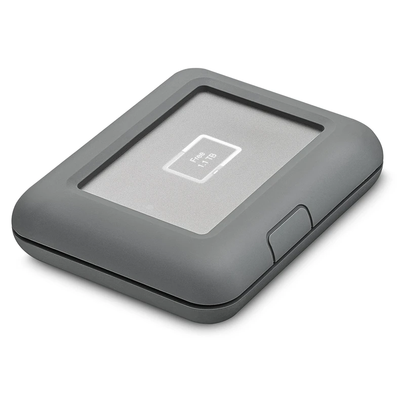 LaCie 2 TB DJI Co-Pilot Portable Hard Disk Drive with Samsung 128 GB Micro SD Card - Grey