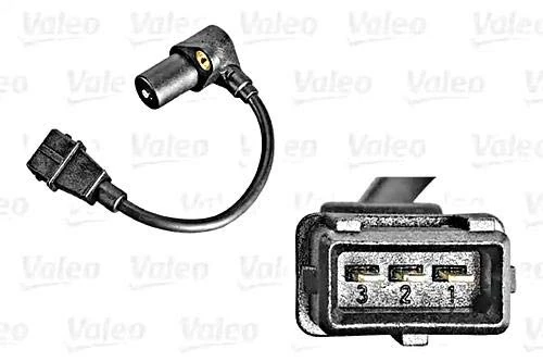 VALEO 254115 Sensor, crankshaft pulse Number of Pins: 3 pins Plug Type: ANGULAR With cable: YES Probe length: 24 mm Sensor technology: INDUCTIVE