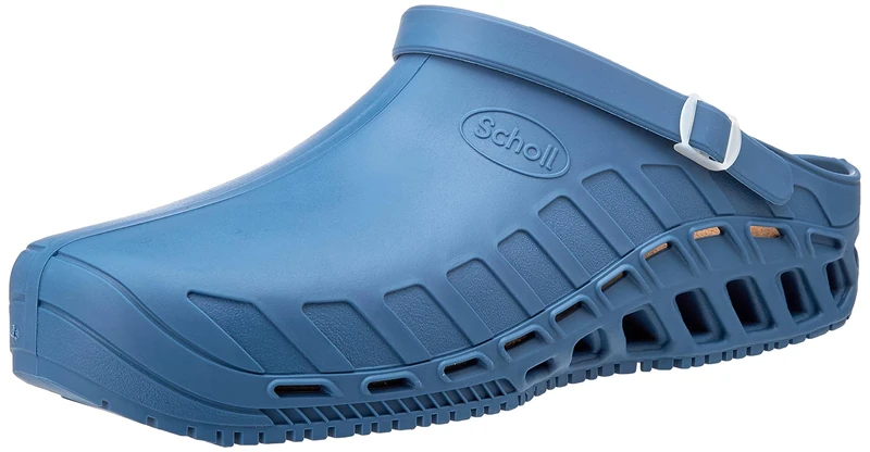 Scholl Clog Evo - Professional Sanitary Clogs for Men or Women, Ultra Light, Comfortable and Breathable, with Non-Slip Sole, Removable Memory Insole and Rotating Strap