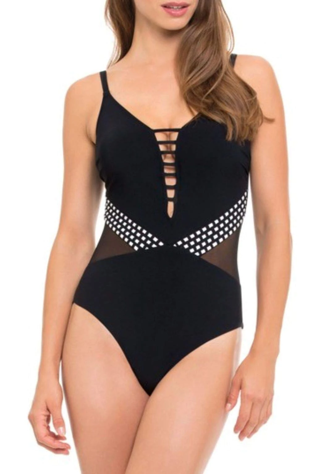 Profile by Gottex Hollywood One-Piece Swimsuit in Black E854-2074-001