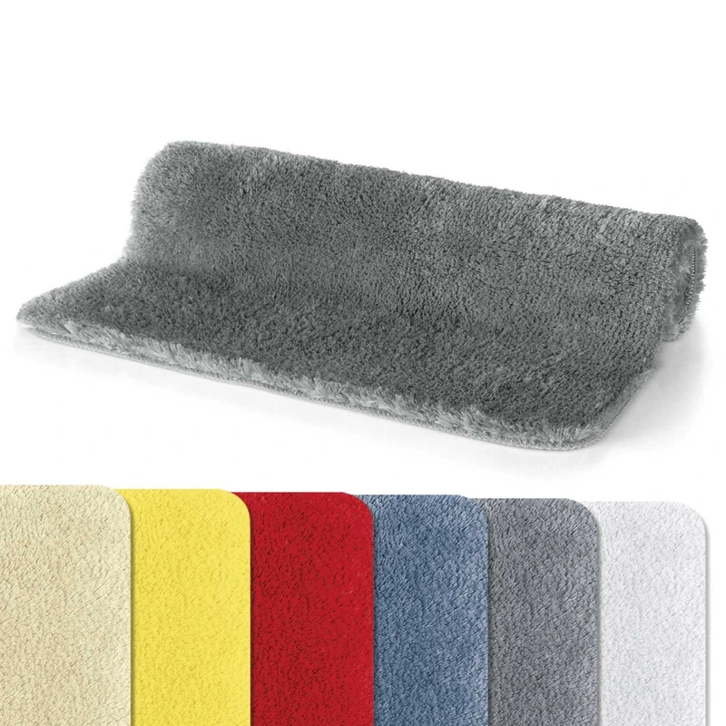 Spirella Bathroom Rug Fino, grey, 50 x 80 cm