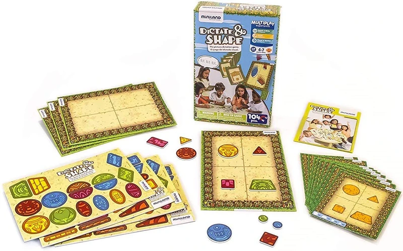 Miniland Dictate & Shape Cooperation Game, Multi-Colour