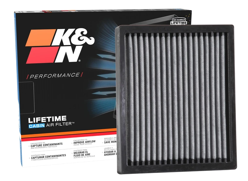 K&N LIFETIME Cabin Air Filter: Premium, Washable, Clean Air for your Cabin: Compatible with 2014-2109 KIA: Soul, VF1017