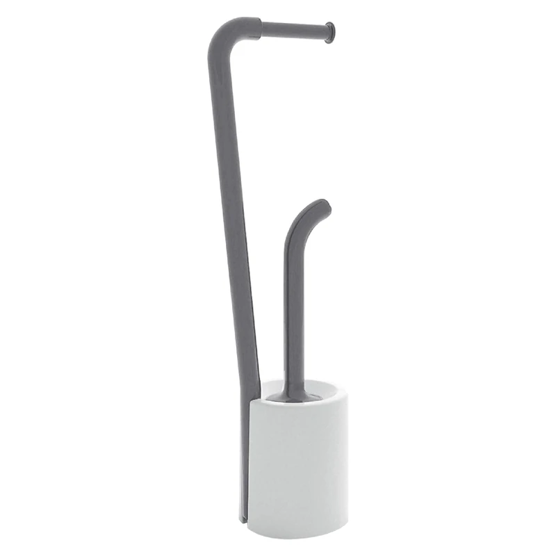 Gedy Wendy Foot Column, Resin, White and Grey, 16 x 20.4 x 69.80 cm - Image 1