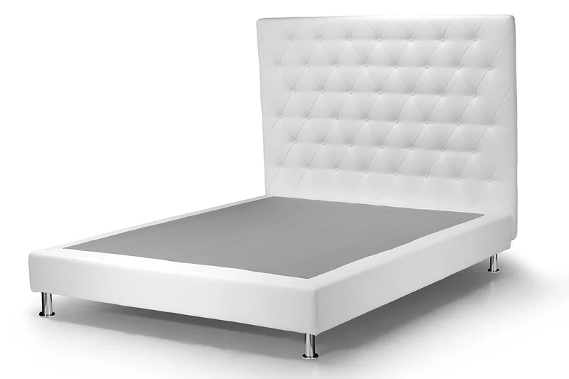 Tuscany Headboard for Double Bed Raphael H 94/106 cm Faux Leather h. 94/106 cm x 115 cm Bianco