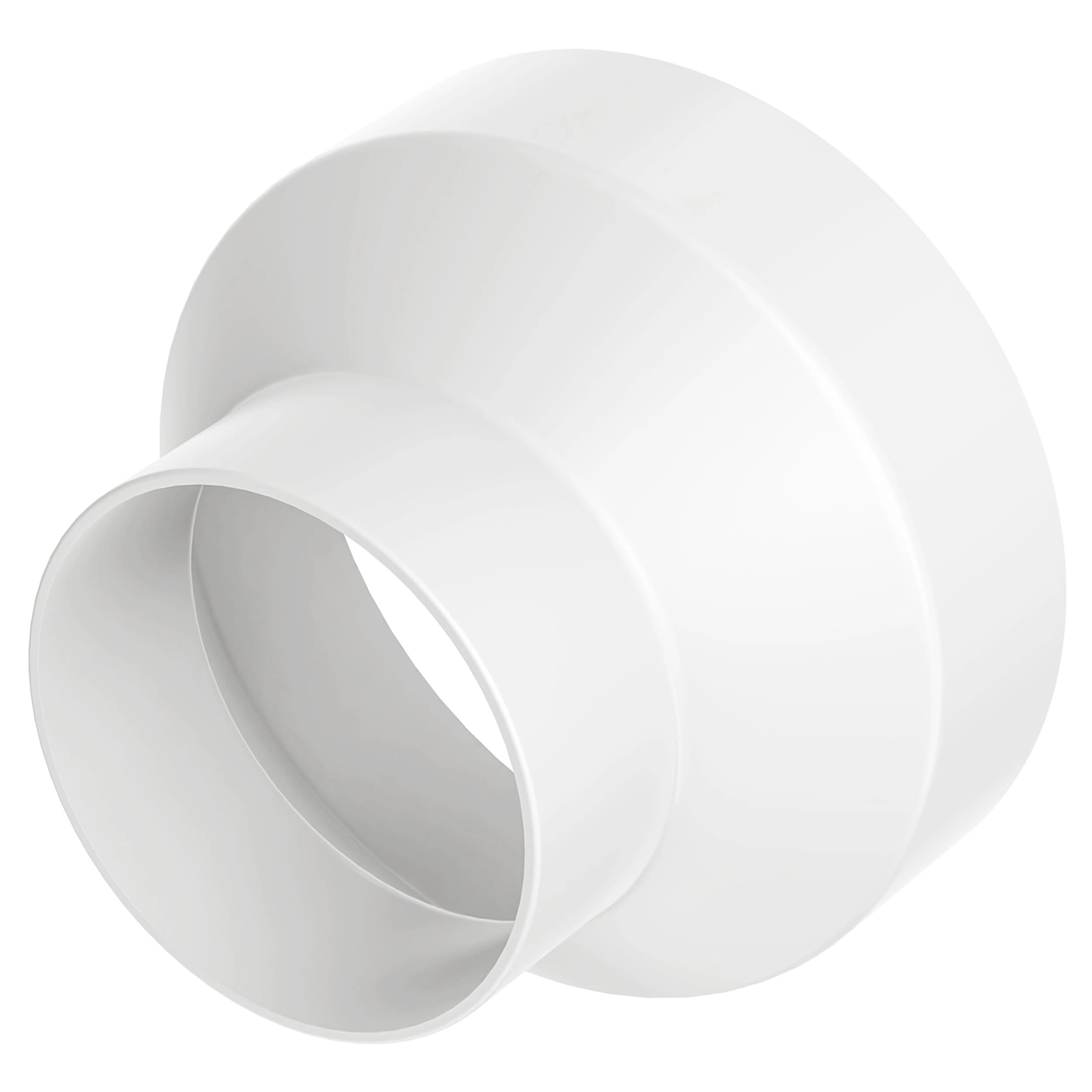 HG Power 150mm to 100mm Ducting Reducer Duct Adaptor for Tumble Dryer Vent Hose, Connect Round Duct Ventilation Extractor Fan