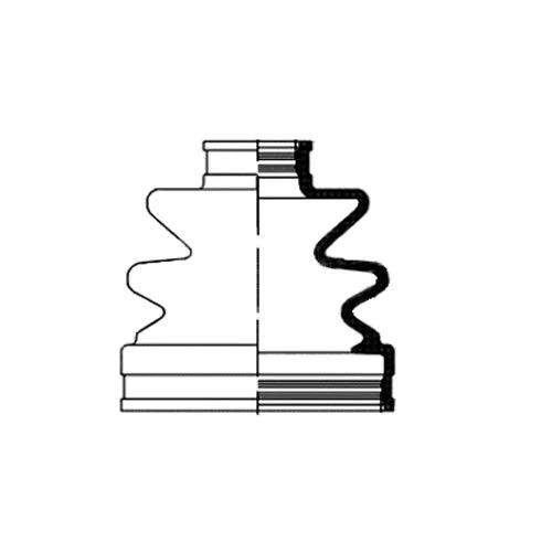 Borg & Beck BCB2824 Cv Joint Boot Kit To Fit Hyundai Coupe Elantra - Inner