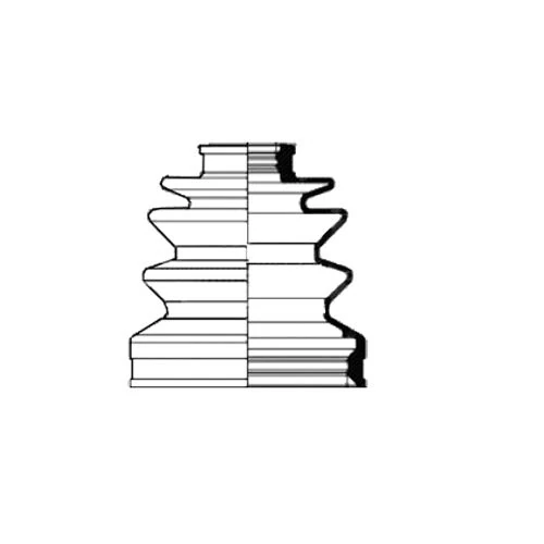 Borg & Beck BCB2815 Cv Joint Boot Kit To Fit Honda Accord FRV - Inner