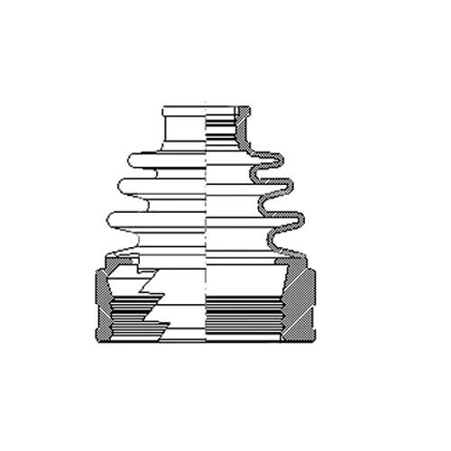 Borg & Beck BCB6306 Cv Joint Boot Kit To Fit Mitsubishi Outlander II