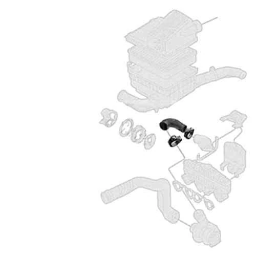 Borg & Beck BTH1418 Turbo Hose To Fit VAG Golf Vento Passat 1 9TD