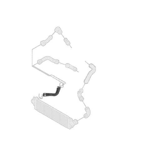 Borg & Beck BTH1087 Turbo Hose To Fit VAG Transporter 2 5D 03-08 AXD