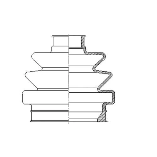 Borg & Beck BCB6305 Cv Joint Boot Kit To Fit Vauxhall Omega