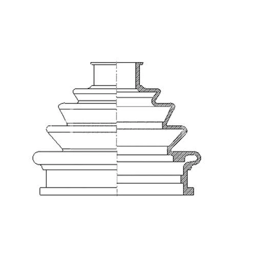 Borg & Beck BCB6175 Cv Joint Boot Kit To Fit Mercedes E Class