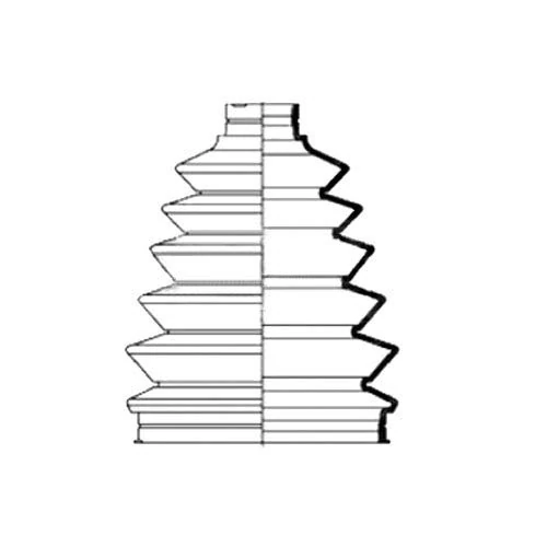 Borg & Beck BCB6022 Cv Joint Boot Kit To Fit Mitsubishi Challenger Shogun