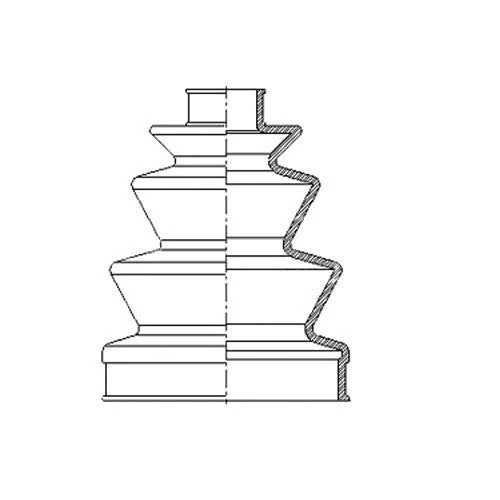 Borg & Beck BCB6284 Cv Joint Boot Kit To Fit Mazda 323 F