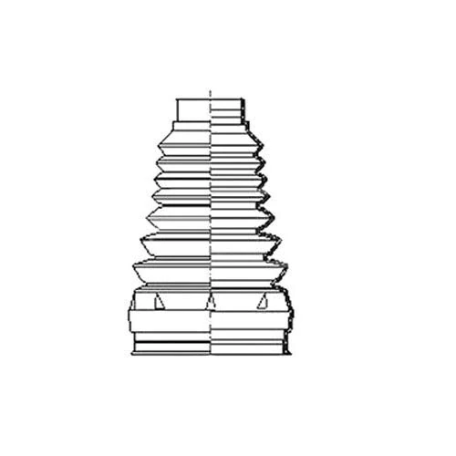 Borg & Beck BCB6383 Cv Joint Boot Kit To Fit Mercedes C Class E Class