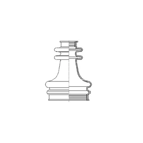 Borg & Beck BCB2670 Cv Joint Boot Kit To Fit Peugeot Volvo - Inner