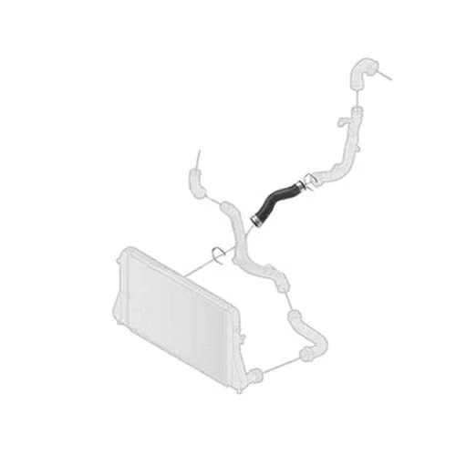 Borg & Beck BTH1150 Turbo Hose To Fit VAG Golf V VI Jetta III 1 4STi