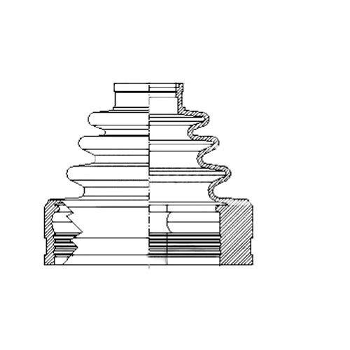 Borg & Beck BCB6110 Cv Joint Boot Kit To Fit Renault Laguna III 2 0i