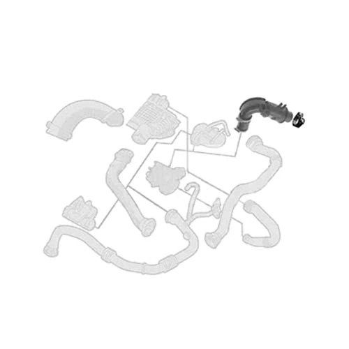 Borg & Beck BTH1281 Turbo Hose To Fit Ren 1 5Dci K9K 98-