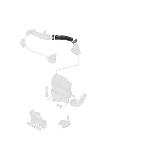 Borg & Beck BTH1129 Turbo Hose To Fit VAG Caddy 00-04 IBIZA 1 9TDi