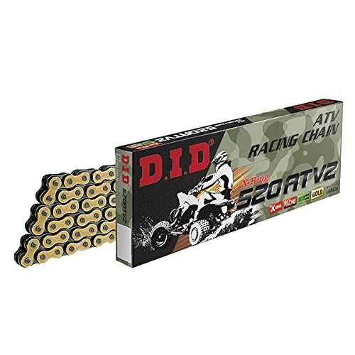 D.I.D 533161181 Chain Transmission, Gold/Black