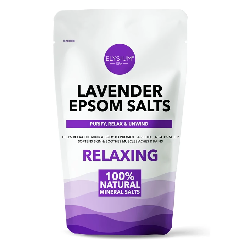 Elysium Spa Natural Lavender Epsom Salts 1Kg
