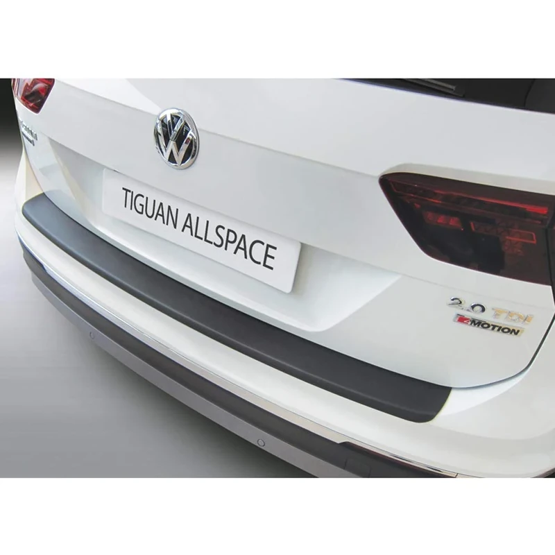 RGM RBP751 ABS Rear Bumper Protector Volkswagen Tiguan II All Pace 4x4 2018 – Black, Black