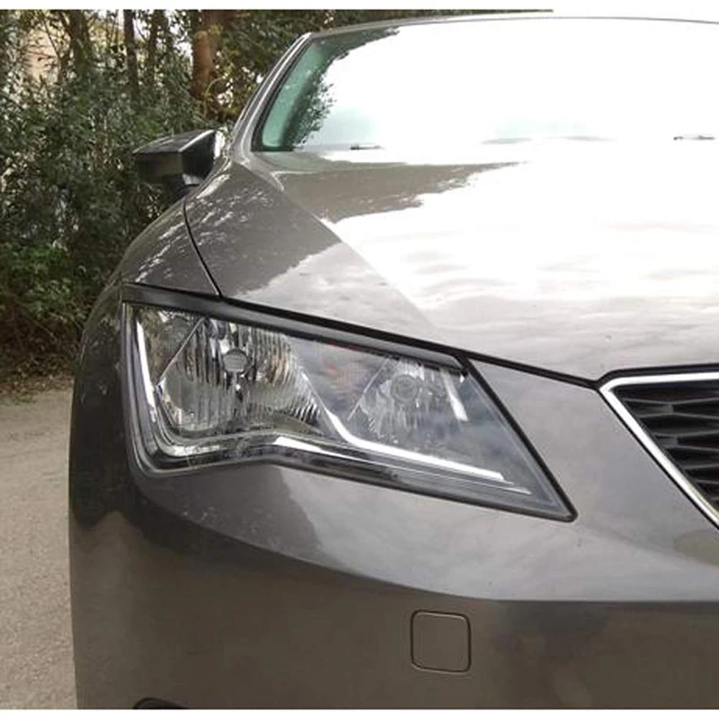 Motordrome Head Light Spoilers compatible with Seat Leon 5F 3/5-doors incl. ST 2013- (ABS)