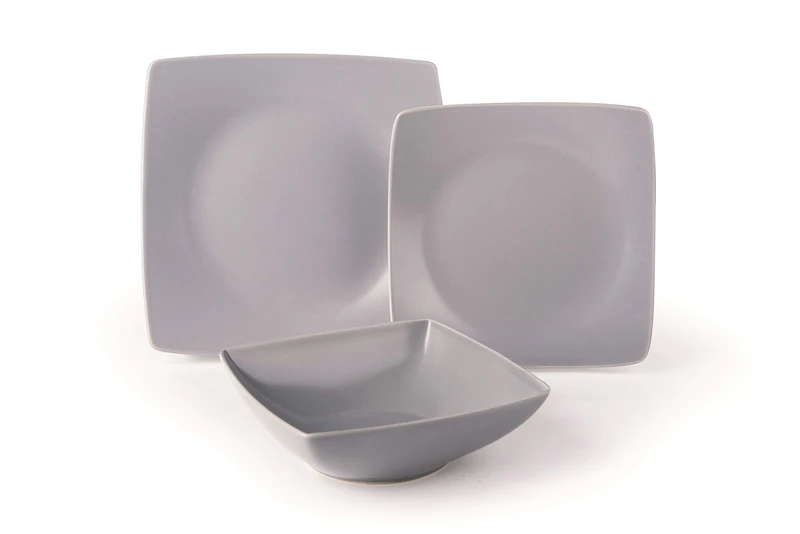 Excelsa Eclipse 18-Piece Dinner Set Ceramic Grey STK