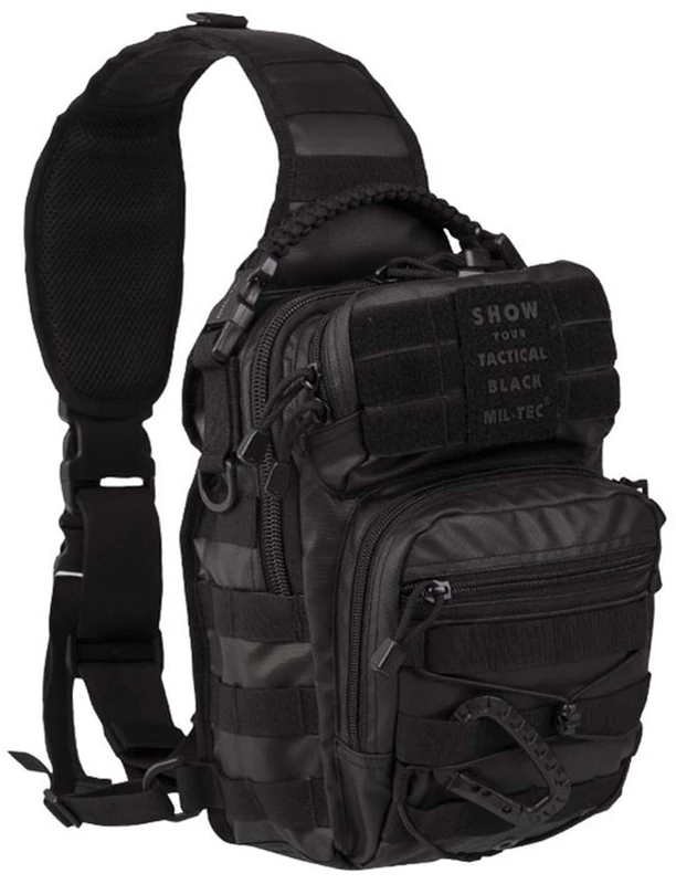 Mil-Tec Unisex Assault Backpack (Pack of 1), Tactical black, standard size, Casual