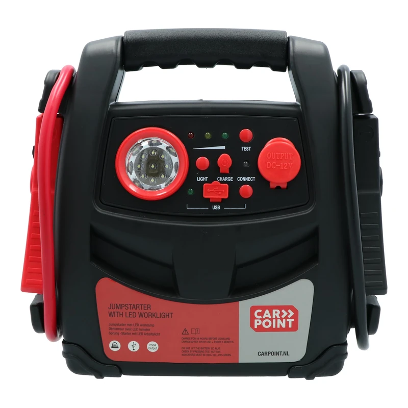 Carpoint Jump Starter 12 V/7 Ah 2-in-1 LED, Red