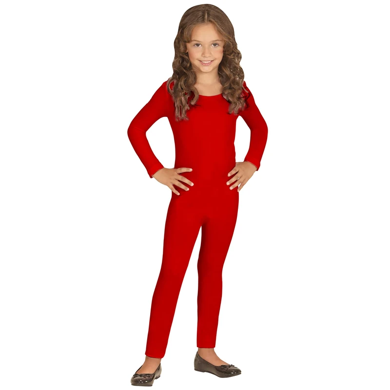 WIDMANN 04554 - Unisex Child Tracksuit, Carnival, Dancers, Butterflies, Theme Parties, Size 4-7 Years, Red Color - Image 1