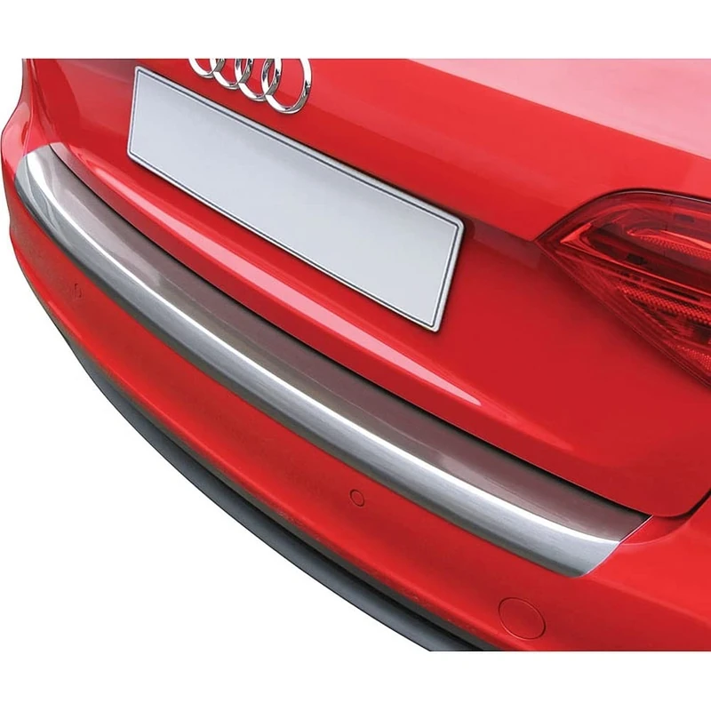RGM RBP4751 ABS Aluminum Rear Bumper Protector Volkswagen Tiguan II All Pace 4x4 2018 – Inch Brushed Aluminium Look