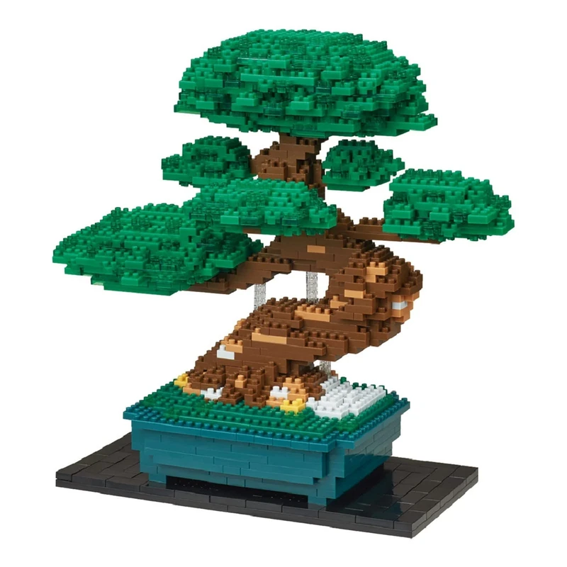 Nanoblock NB039 Bonsai Matsu Toy, Multi