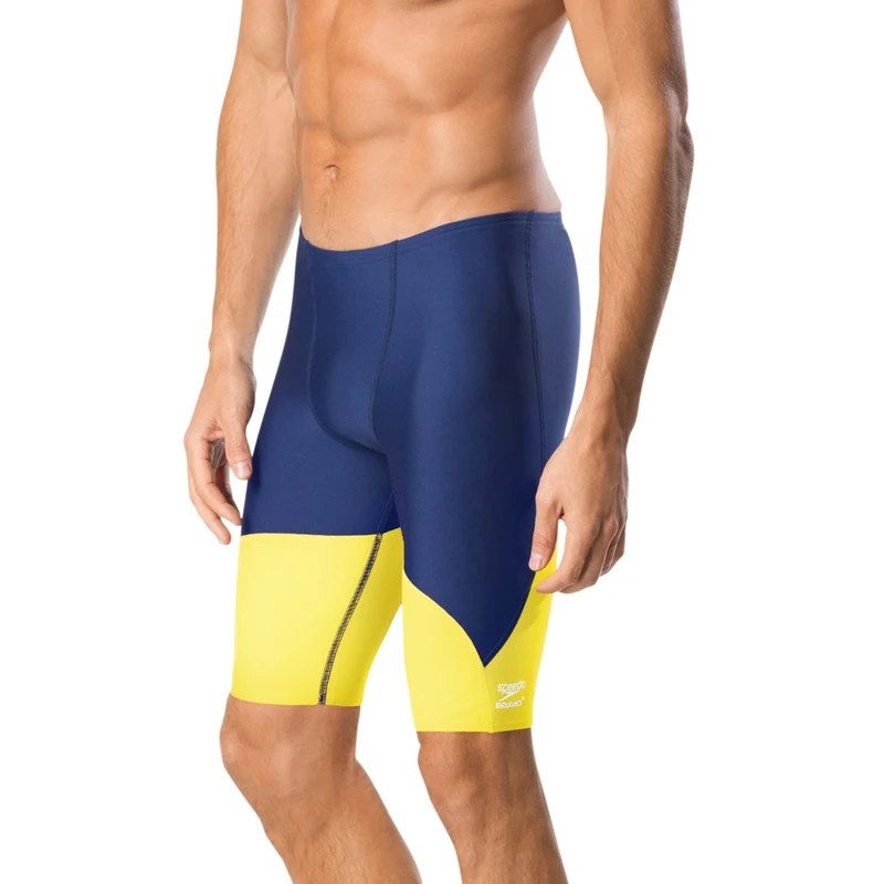 Speedo Men's Swimsuit Jammer Endurance+ Splice Team Colors