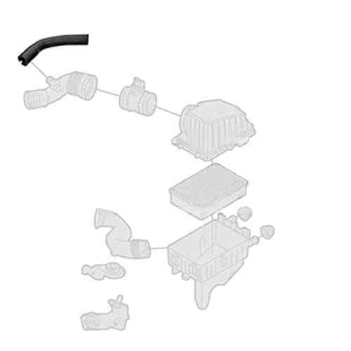 Borg & Beck BTH1475 Air Filter Hose To Fit Fiat Doblo Linea 09-1 6 MJTD