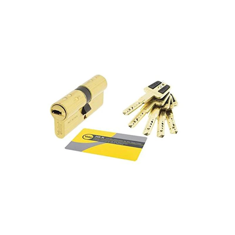 Yale High Security hsk3535lt4 Cylinder, Brass-Plated, 35 x 35 mm
