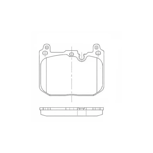 Borg & Beck BBP2562 Front Brake Pads To Fit MINI Mini(F55 56) Cooper 7/14-