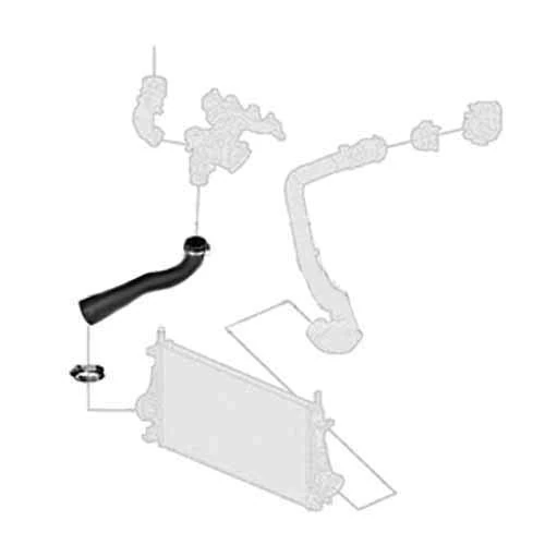 Borg & Beck BTH1438 Turbo Hose To Fit GM Insignia