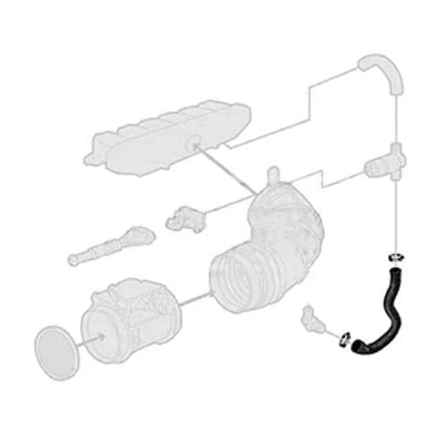 Borg & Beck BTH1670 Turbo Hose To Fit BMW E36 320 323 328 M3