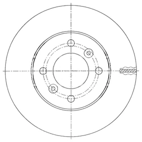 Borg & Beck BBD5451 Brake Disc Pair To Fit Proton Savvy 1 2i 04-