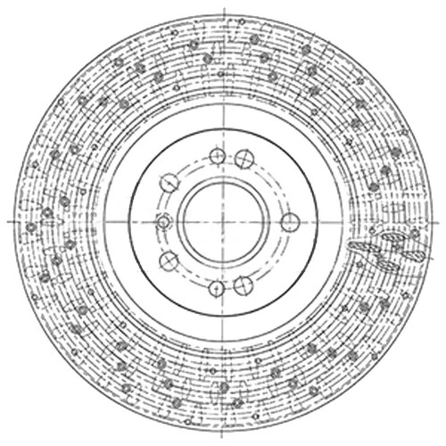 Borg & Beck BBD6136S Brake Disc Single To Fit Mercedes GLE(W166)250d 04/15-