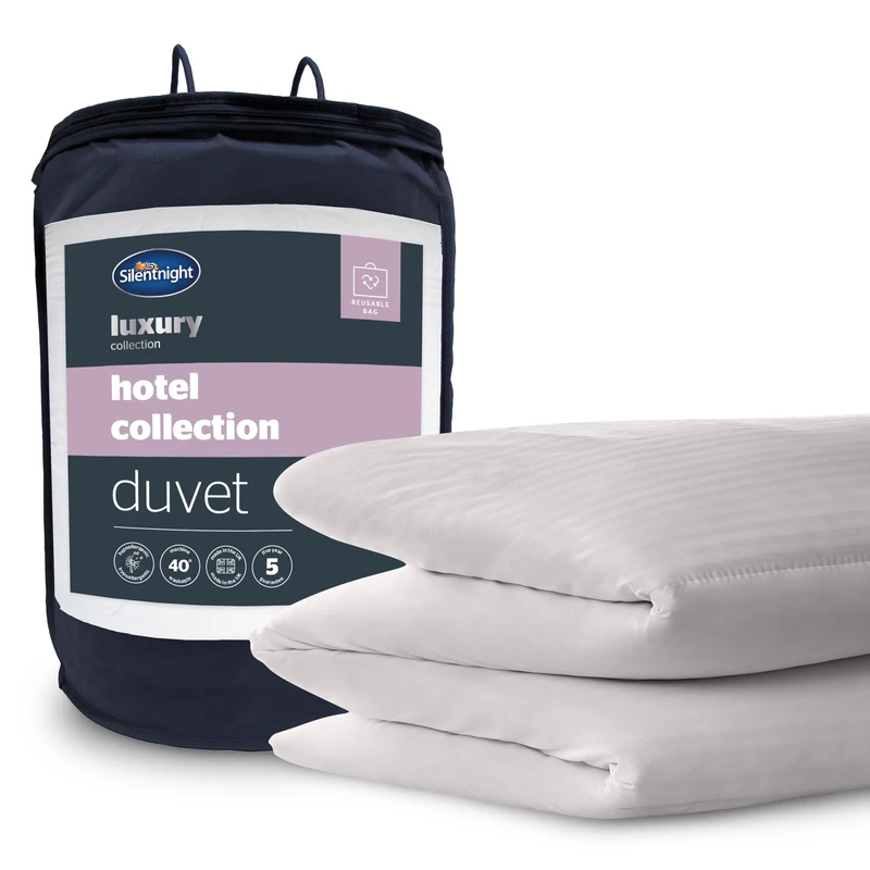 Silentnight Hotel Collection Duvet - Luxury Hotel Quality Duvet Soft Comfy Fluffy Bedding - Washable Hotels Inn Duvets, Super King - Image 1