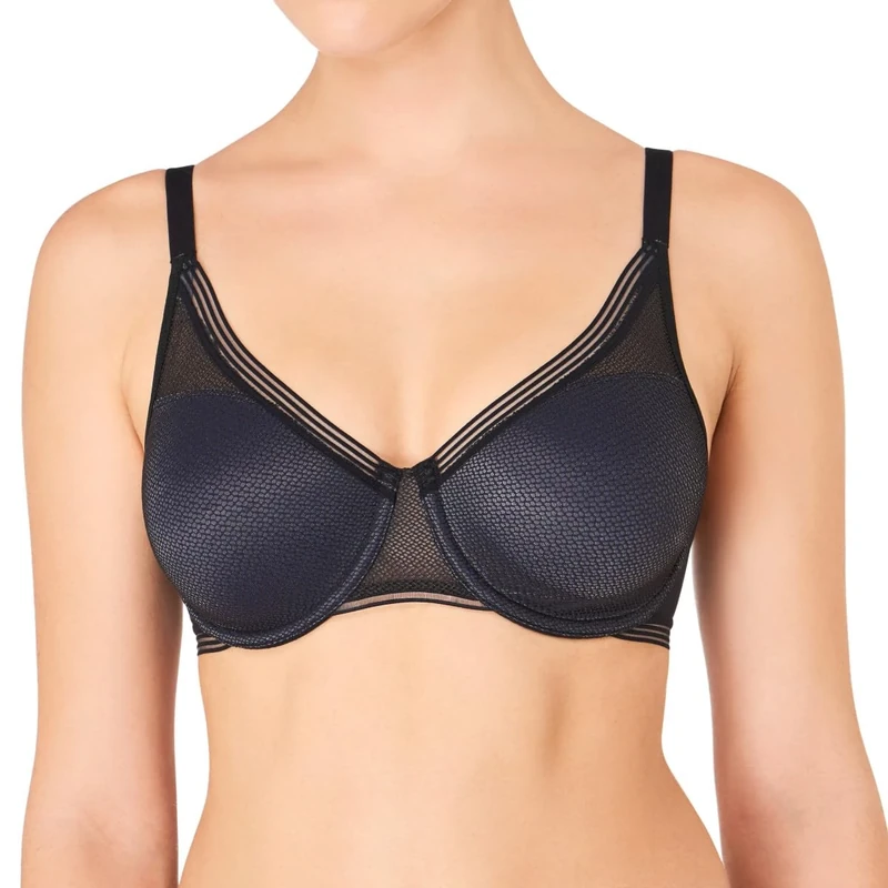 Triumph Women's Infinite Sensation W01 Non-padded wired Bra, Black (Black 0004), 32D (Manufacturer size: 70)