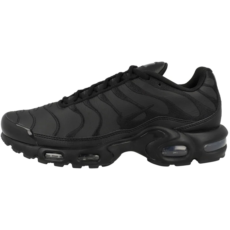 NIKE Men's Air Max Plus Running Shoes, Black 001, 6 UK