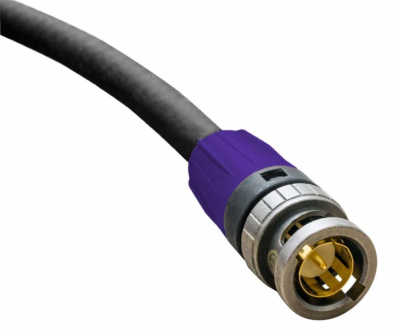 New 12G Ultra HD 8K 4K HD SDI Digital Video Belden 4694R Neutrik NBNC75TU11X UHD Rear Twist BNC plugs, Hand made Cable
