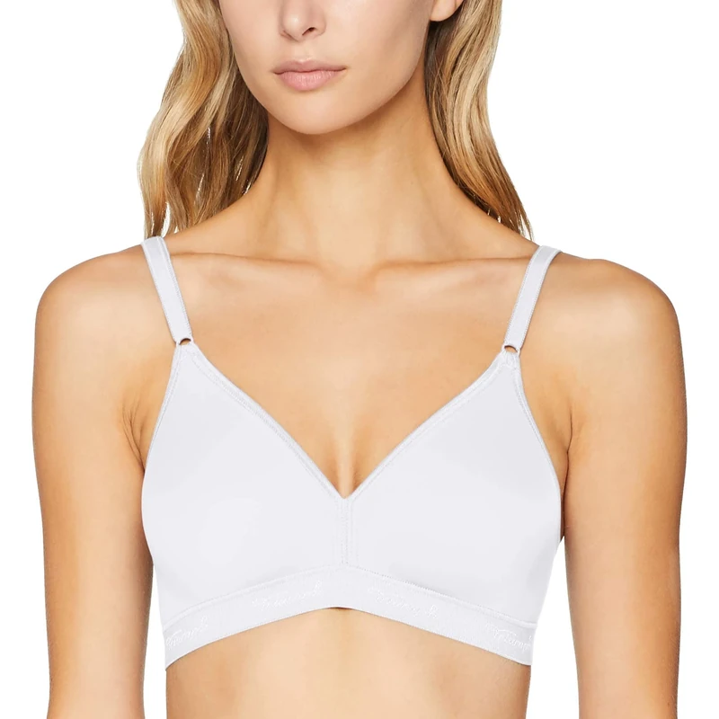 Triumph Womens Micro Fun N Bra, White, 38C UK